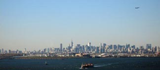 New York City from the Whitestone Bridge