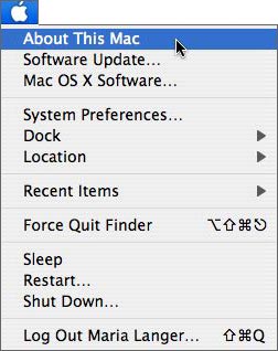 The Apple Menu