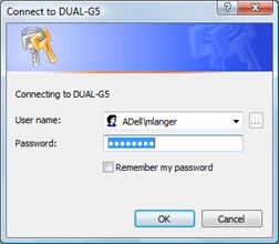 Connect Dialog