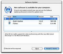 Software Update Description