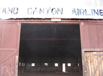 The Hangar Door at Old Grand Canyon Airport