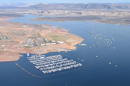 Wahweap Marina on Lake Powell