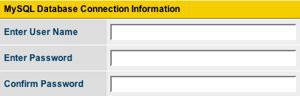 Creating a MySQL Database