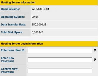 Hosting Account List