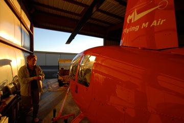 Sunrise Hangar Shot by Jon Davison