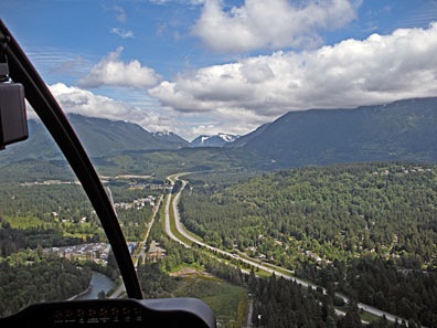Following I-90 from Seattle
