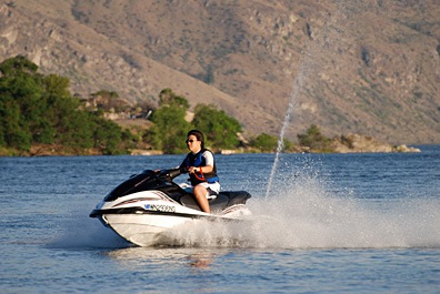 Jetski at Lake Pateros