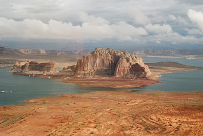Lake Powell with Clouds