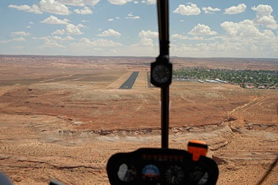 Landing at PGA