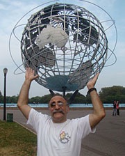 Bob Holds Up Unisphere