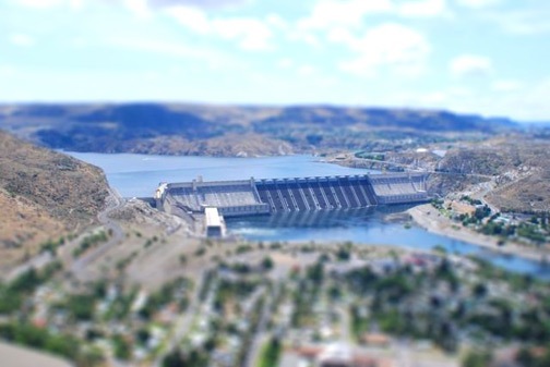 Tilt-Shift Grand Coulee Dam