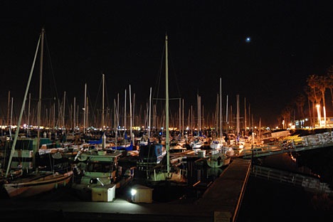 Boats at Night