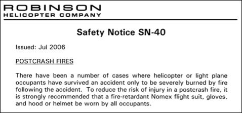 Safety Notice 40
