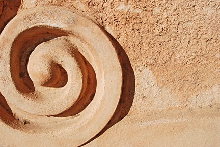 San Xavier Mission Wall Detail