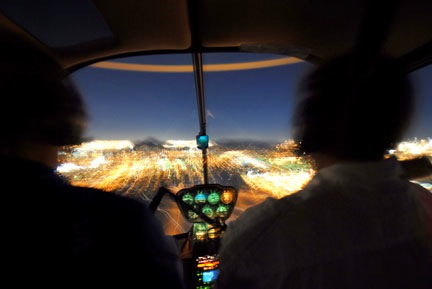 Night Flight Over Phoenix