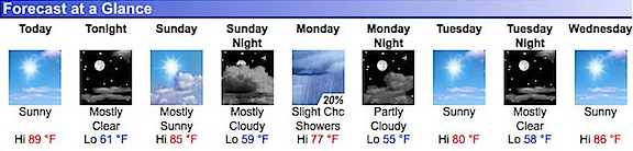 National Weather Service Forecast