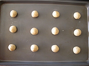 Snowballs before Baking