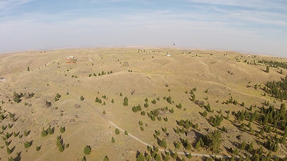Climbing to Watervill Plateau