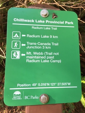 Trailside Sign