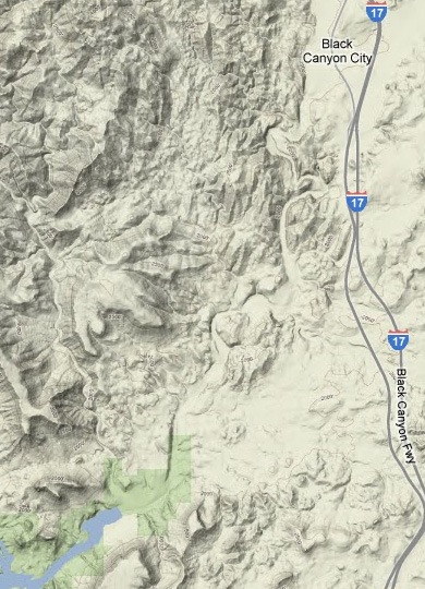 Agua Fria River Near Lake Pleasant