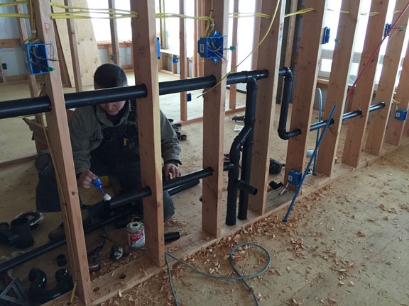 Construction: Plumbing Finish, Part I | An Eclectic Mind