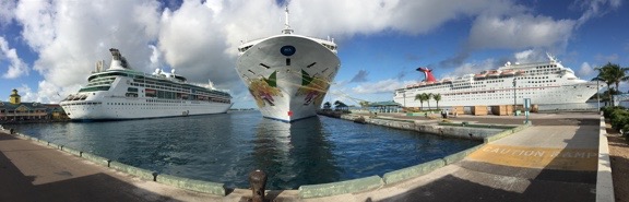 Nassau Port Panorama